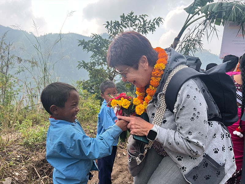 Donor visit and project inauguration Bangthala Nov 2025