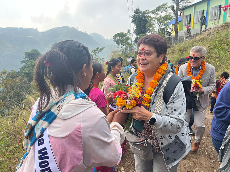 Donor visit and project inauguration Bangthala Nov 2025