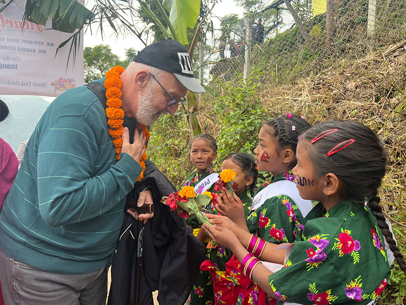 Donor visit and project inauguration Bangthala Nov 2025
