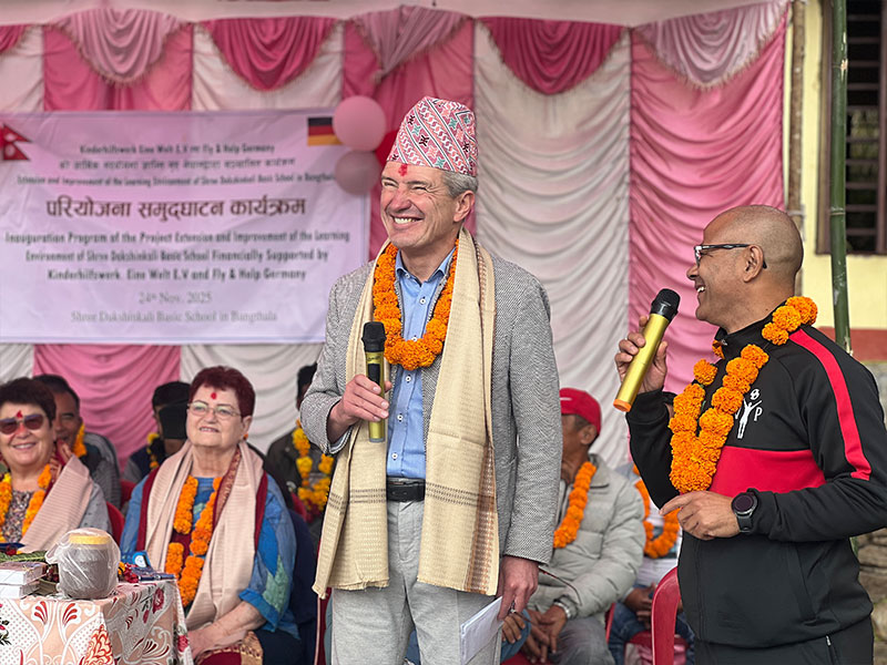 Donor visit and project inauguration Bangthala Nov 2025