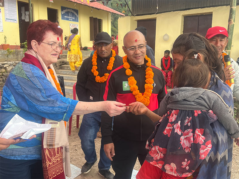 Donor visit and project inauguration Bangthala Nov 2025