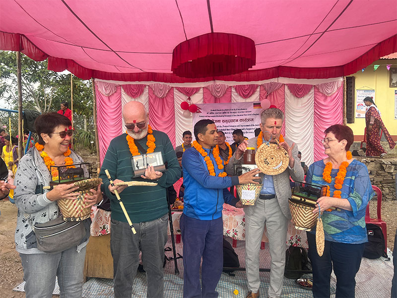 Donor visit and project inauguration Bangthala Nov 2025