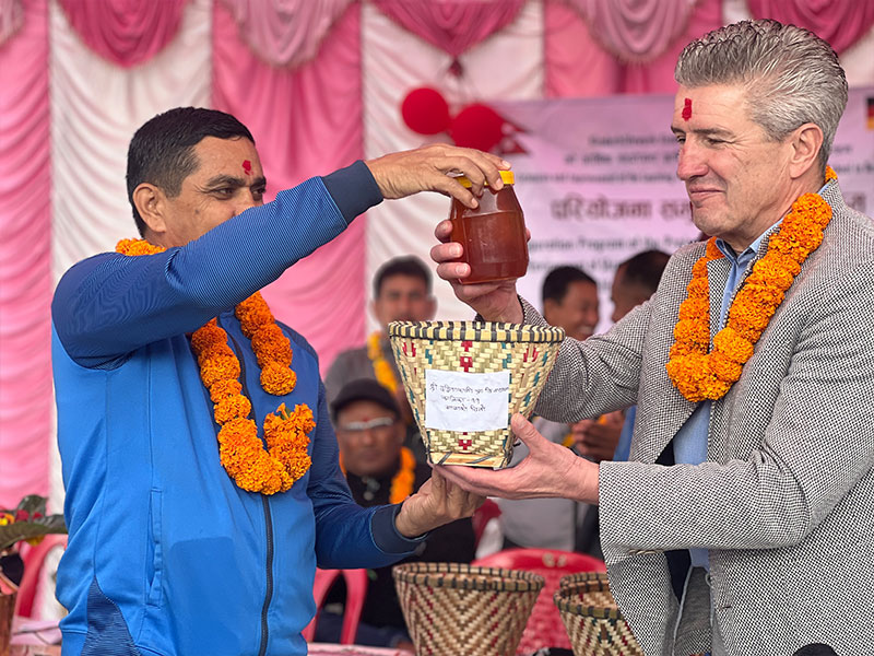 Donor visit and project inauguration Bangthala Nov 2025