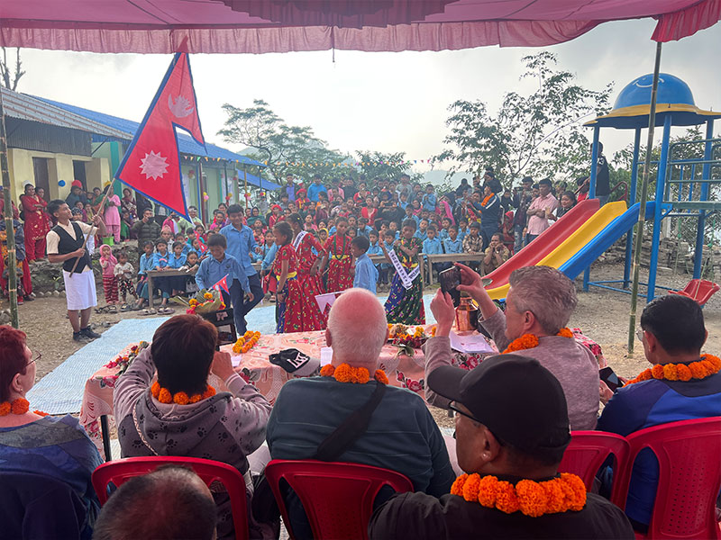 Donor visit and project inauguration Bangthala Nov 2025